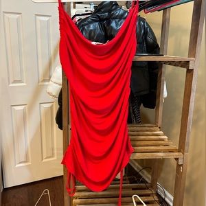 Brand new with tags red XS mini dress